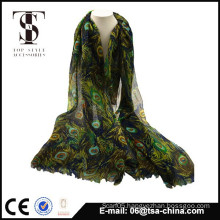 2014 hot selling scarf printed patterned scarf